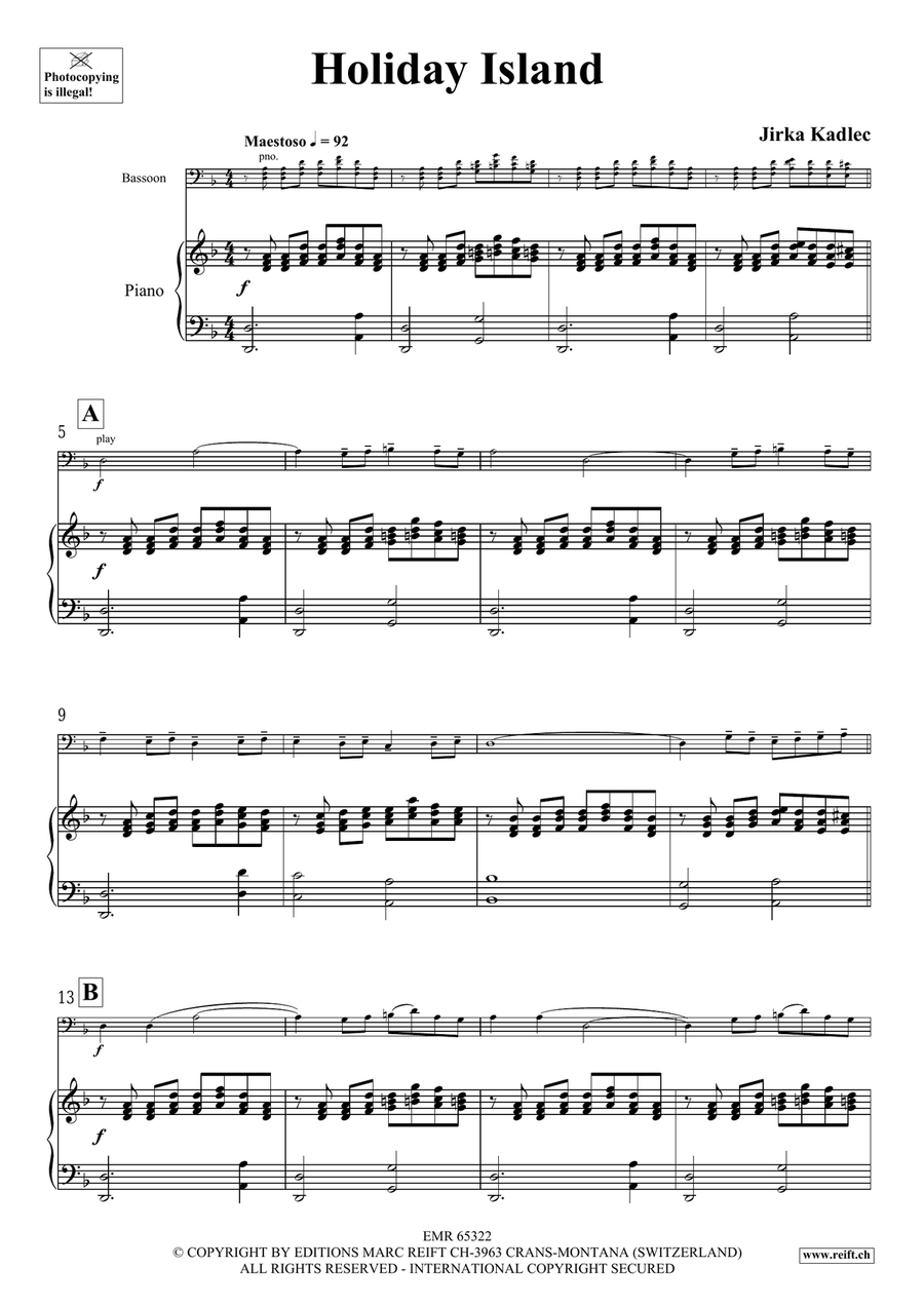 Holiday Island Holiday Island Bassoon Solo scores gallery preview page 5