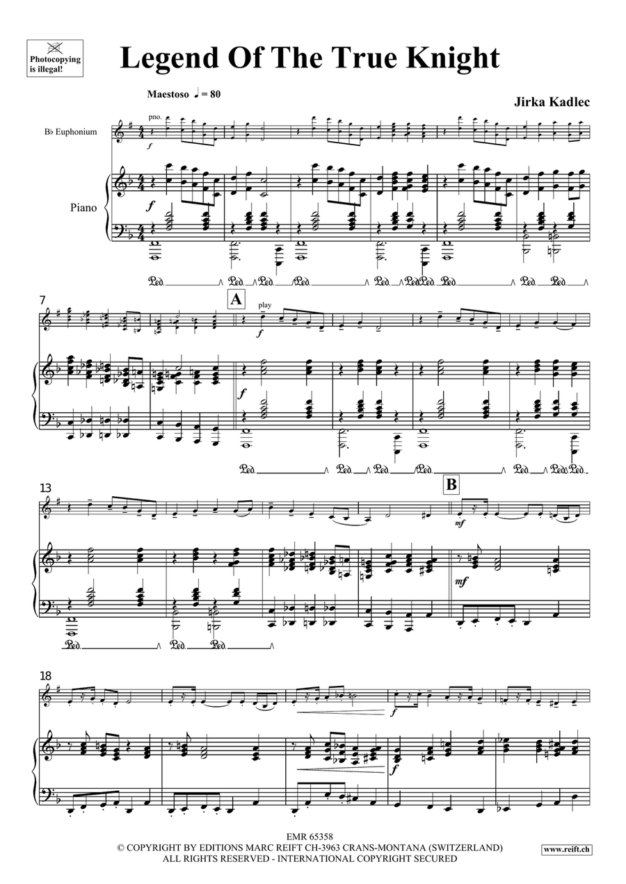 Legend Of The True Knight Euphonium scores gallery preview page 5