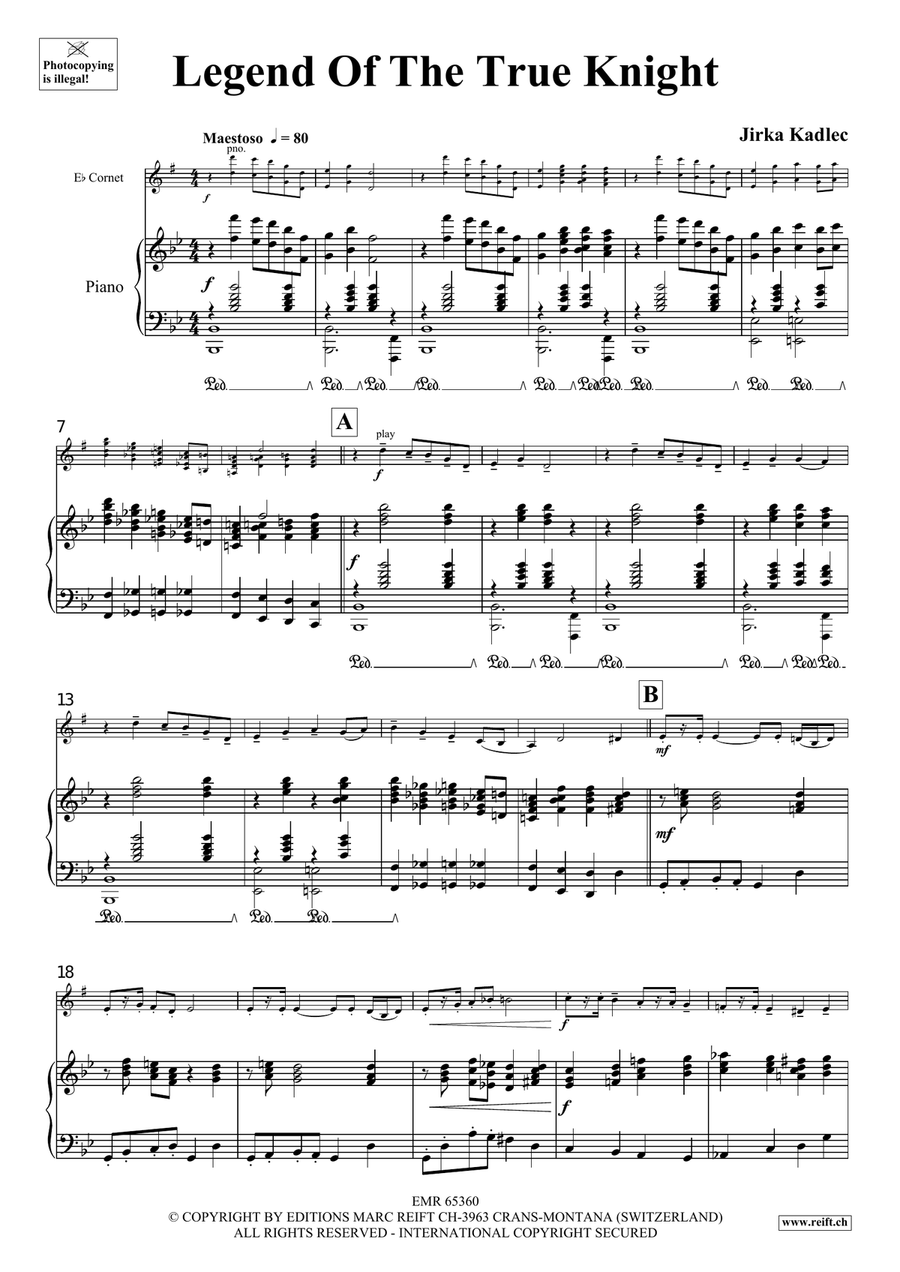 Legend Of The True Knight Cornet scores gallery preview page 5