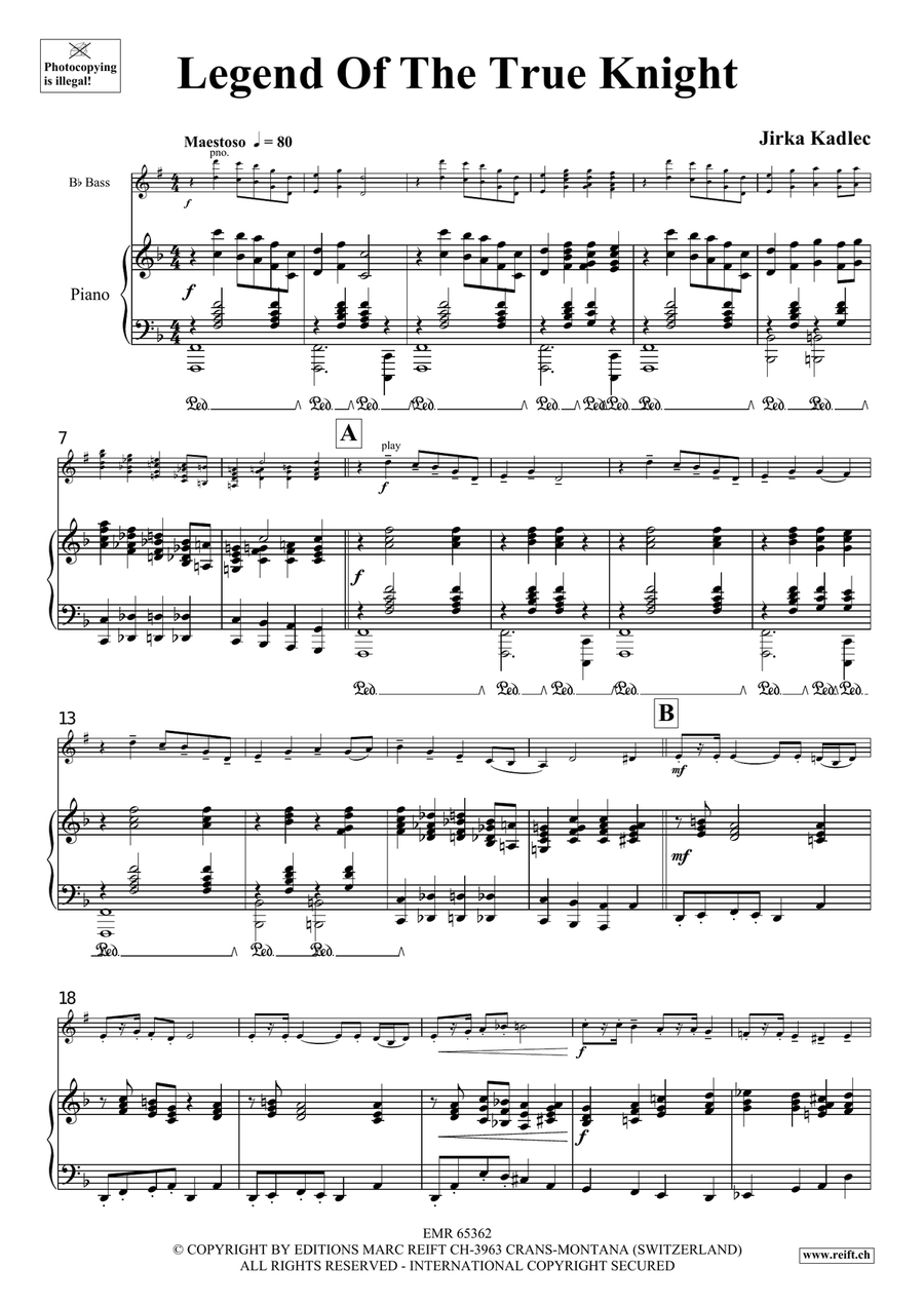 Legend Of The True Knight Voice Solo scores gallery preview page 5