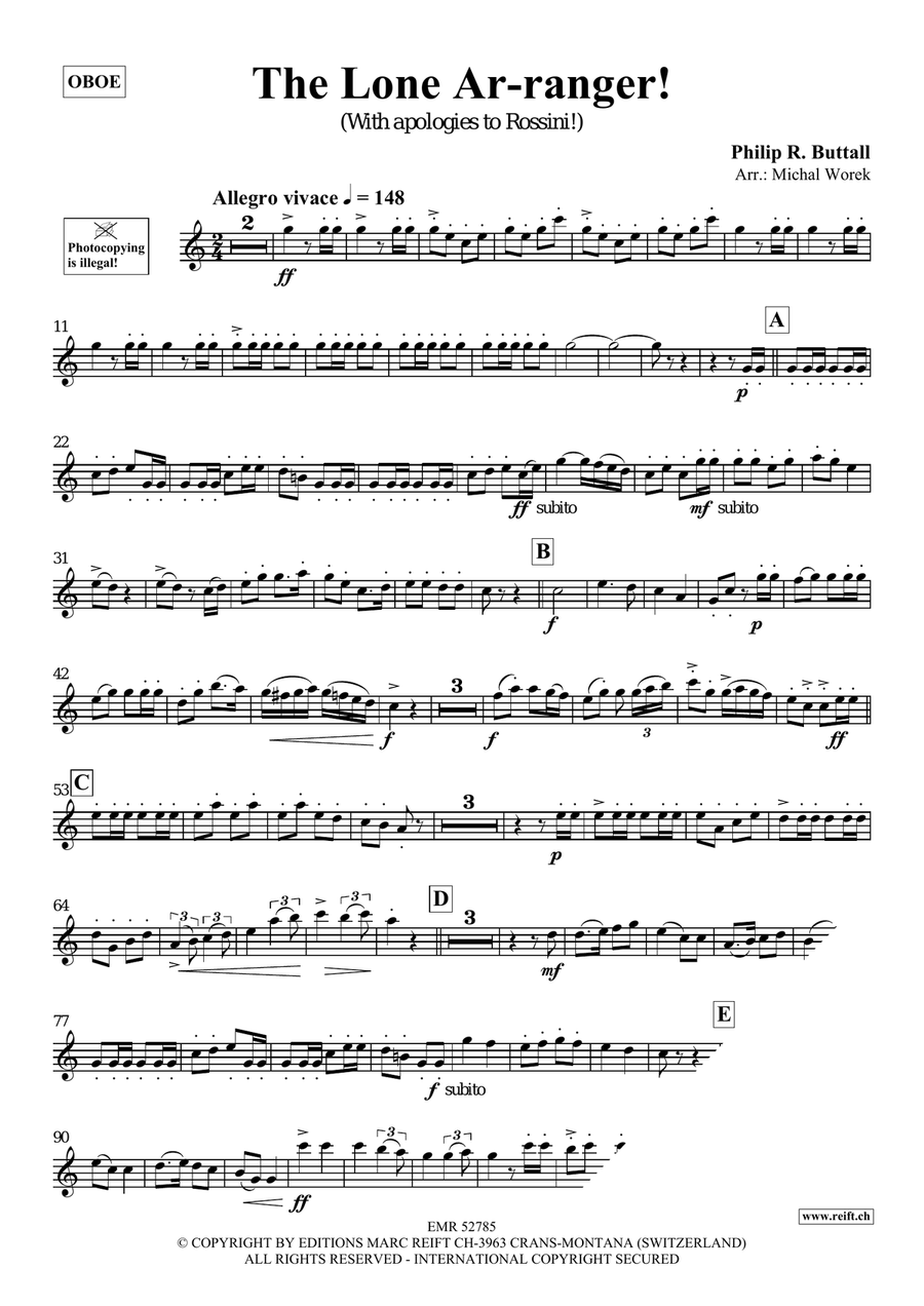 The Lone Ar-ranger! The Lone Ar-ranger! Piano Accompaniment scores gallery preview page 4