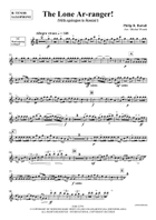 The Lone Ar-ranger! Tenor Saxophone scores gallery preview page 4