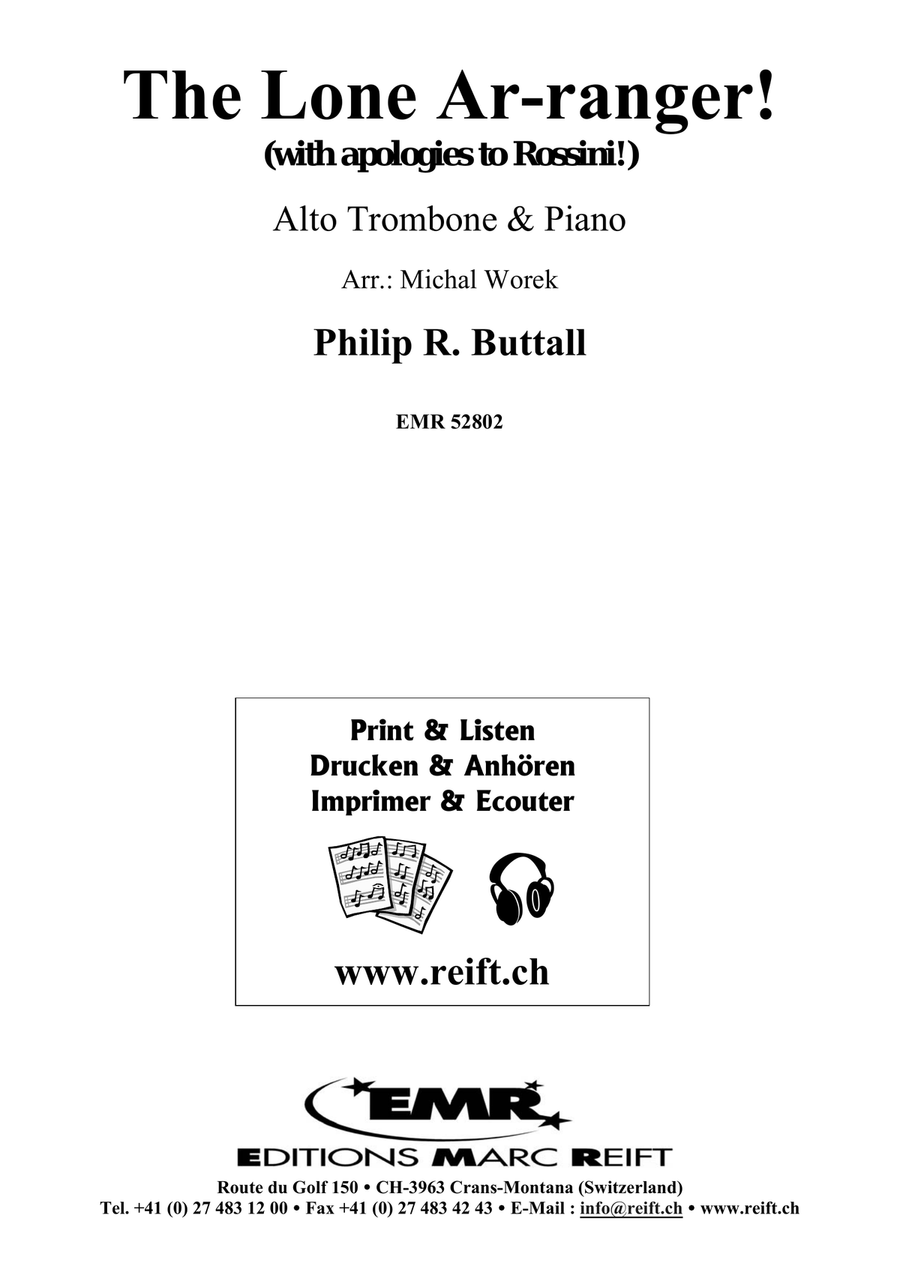 The Lone Ar-ranger! The Lone Ar-ranger! Piano Accompaniment scores gallery preview page 2