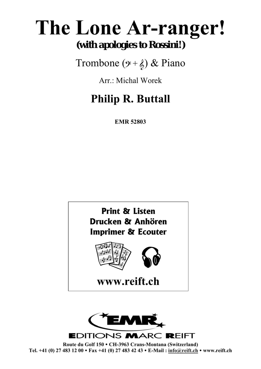 The Lone Ar-ranger! The Lone Ar-ranger! Piano Accompaniment scores gallery preview page 2