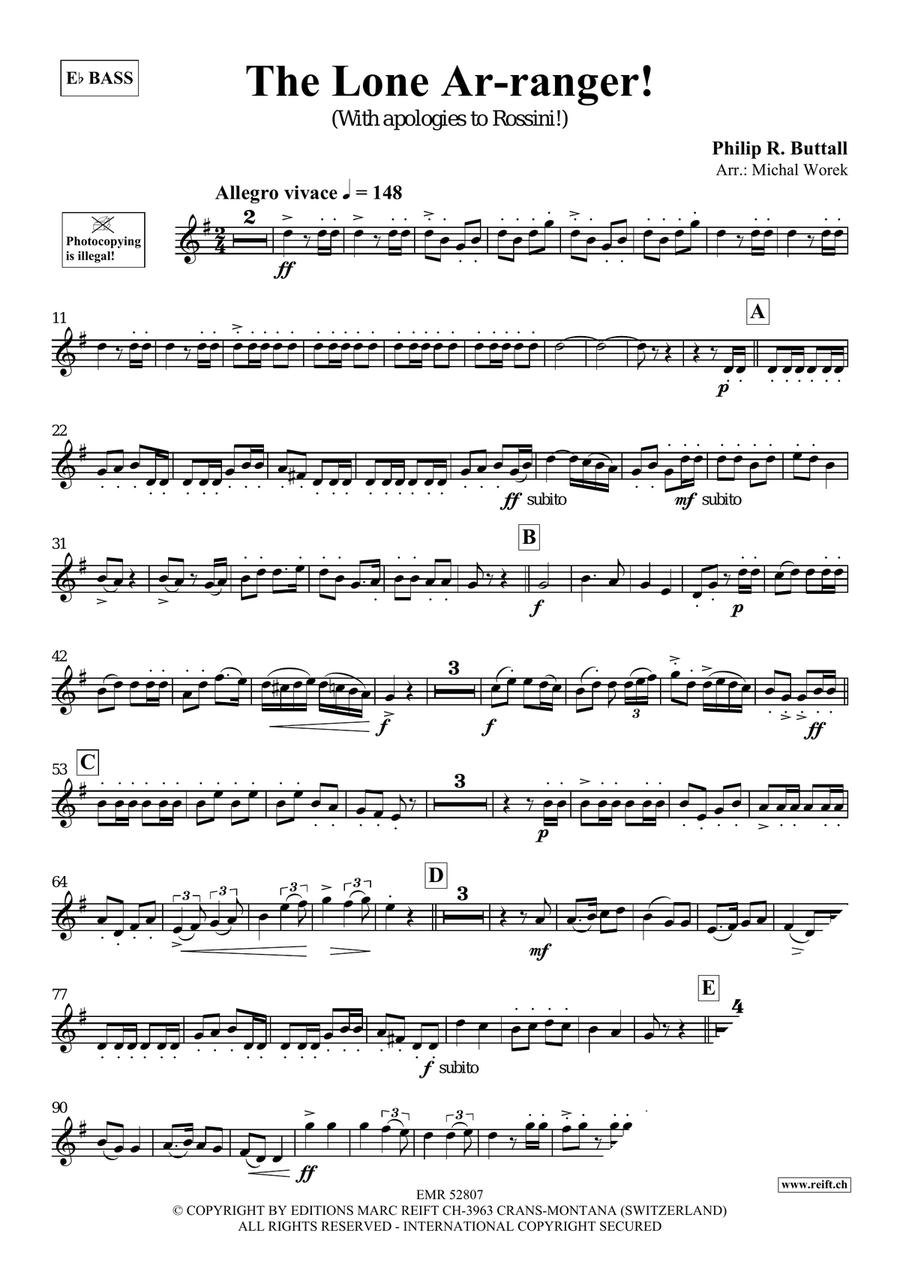 The Lone Ar-ranger! The Lone Ar-ranger! Voice Solo scores gallery preview page 4