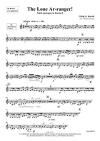 The Lone Ar-ranger! Bass Clarinet scores gallery preview page 4