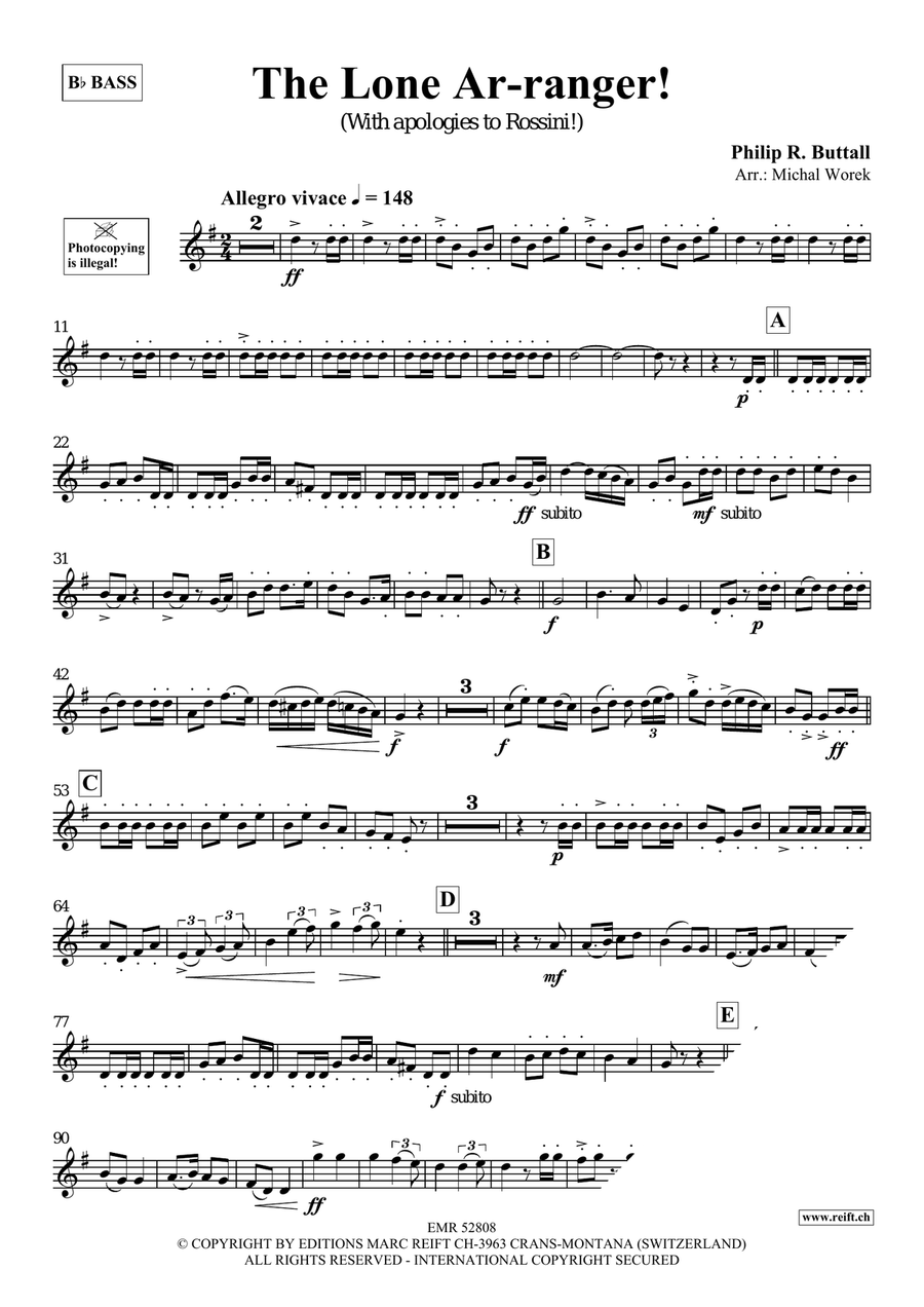 The Lone Ar-ranger! The Lone Ar-ranger! Voice Solo scores gallery preview page 4