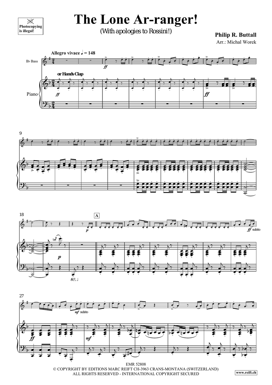 The Lone Ar-ranger! The Lone Ar-ranger! Voice Solo scores gallery preview page 5