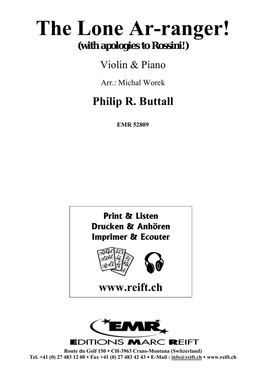 The Lone Ar-ranger! The Lone Ar-ranger! Violin Solo scores gallery preview page 2