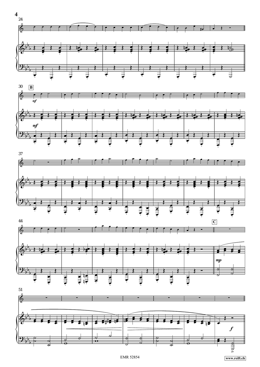 Ukrainian Folk Song Ukrainian Folk Song Alto Saxophone scores gallery preview page 5