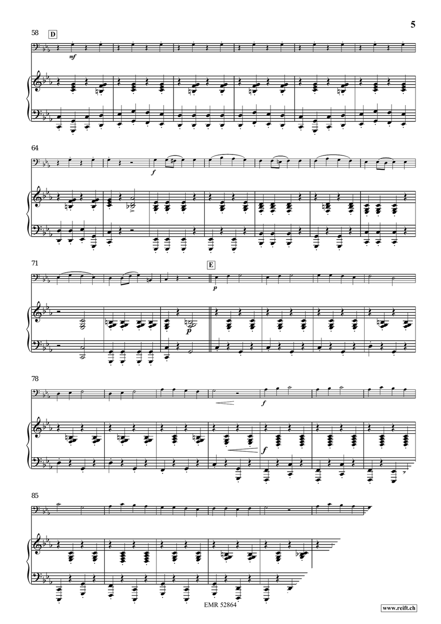 Ukrainian Folk Song Ukrainian Folk Song Bass Trombone scores gallery preview page 6