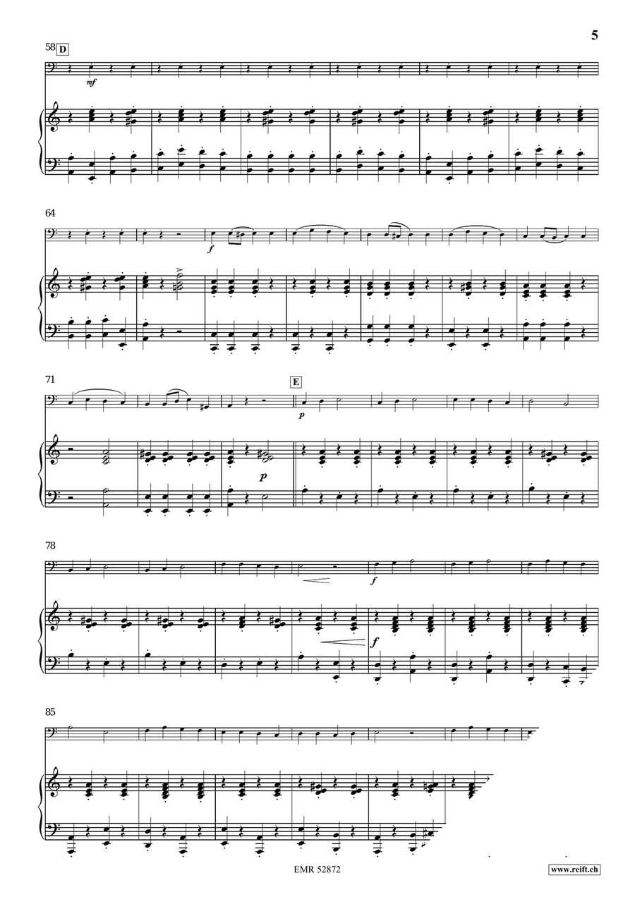 Ukrainian Folk Song Ukrainian Folk Song Double Bass scores gallery preview page 6