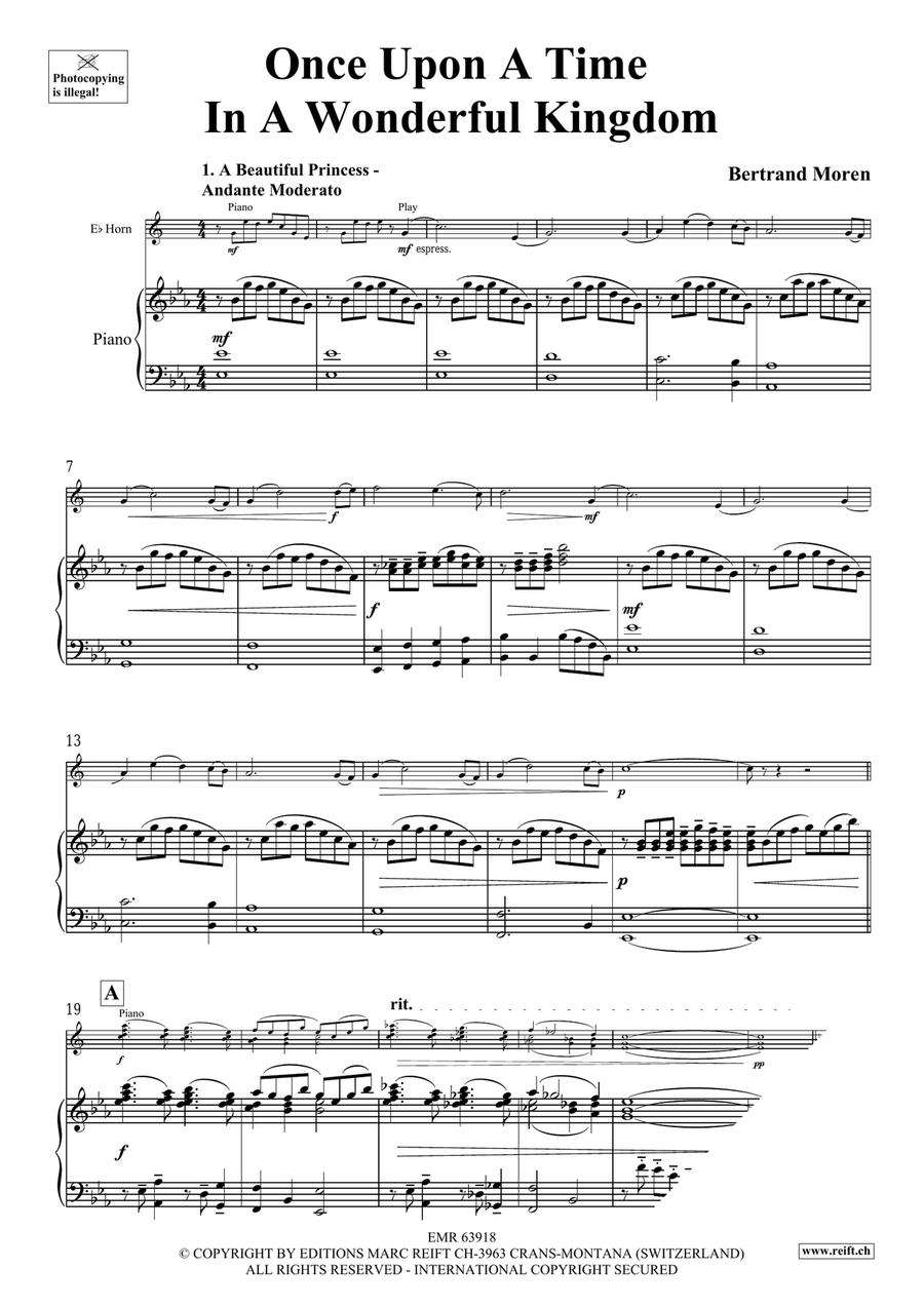 Once Upon A Time In A Wonderful Kingdom Horn scores gallery preview page 5