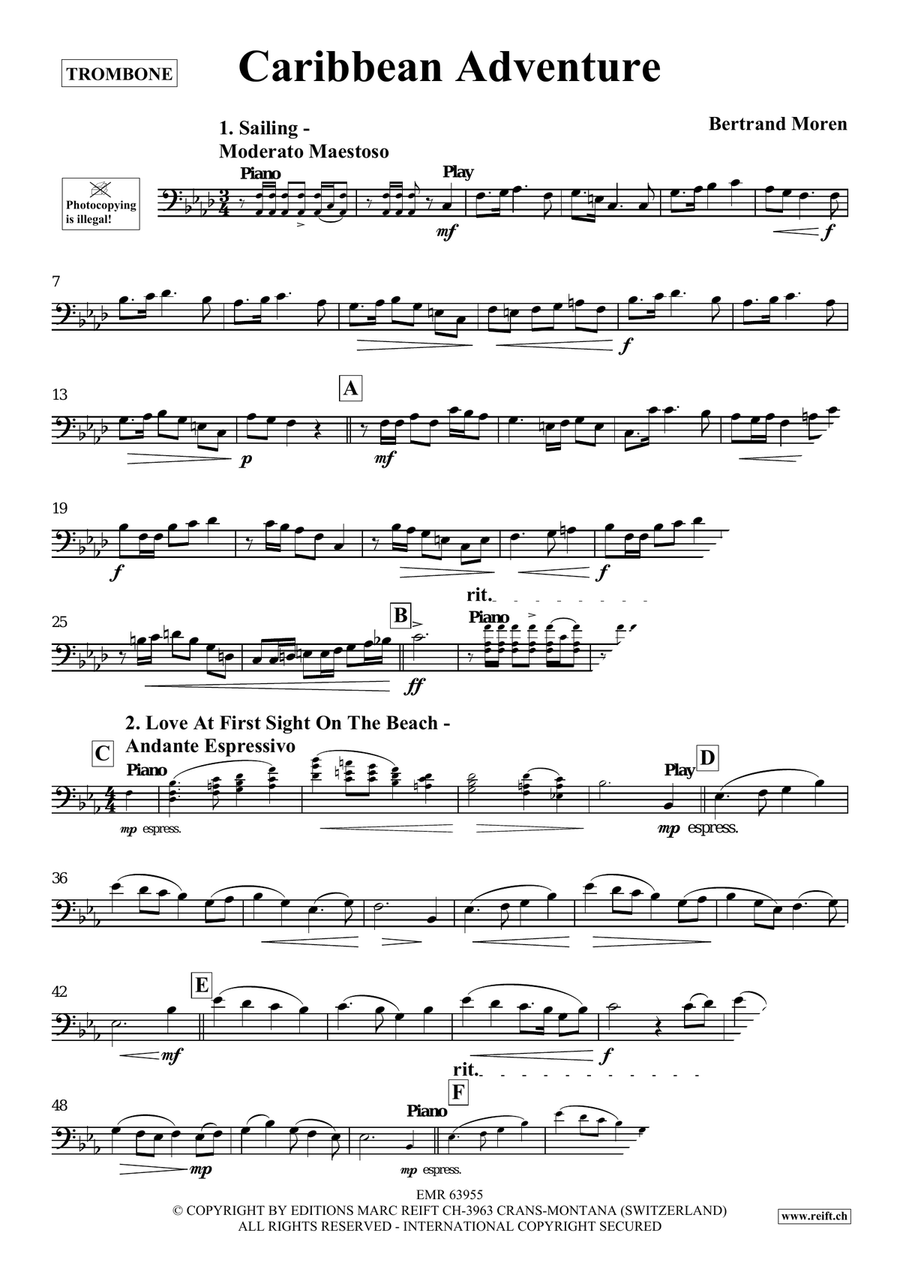 Caribbean Adventure Caribbean Adventure Piano Accompaniment scores gallery preview page 4