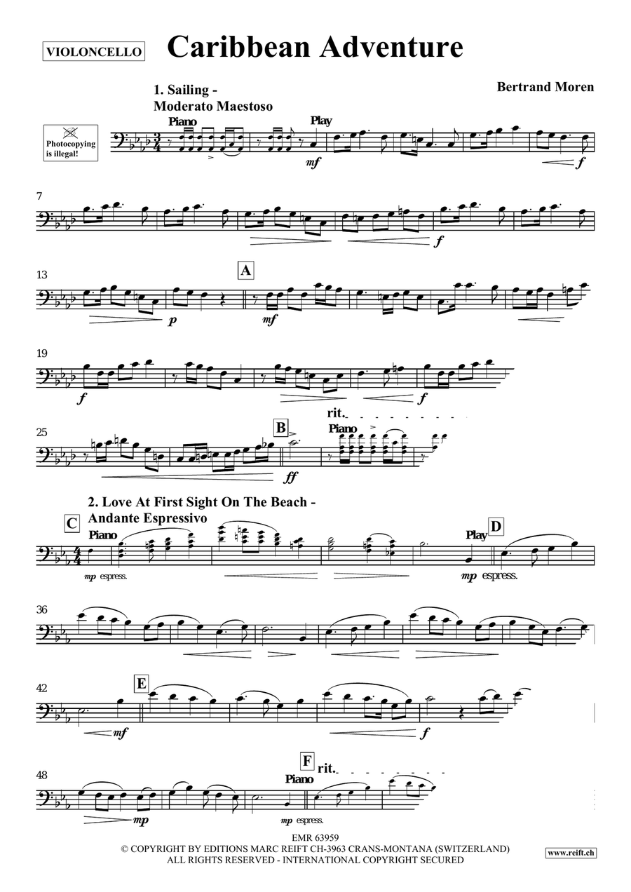 Caribbean Adventure Caribbean Adventure Piano Accompaniment scores gallery preview page 4