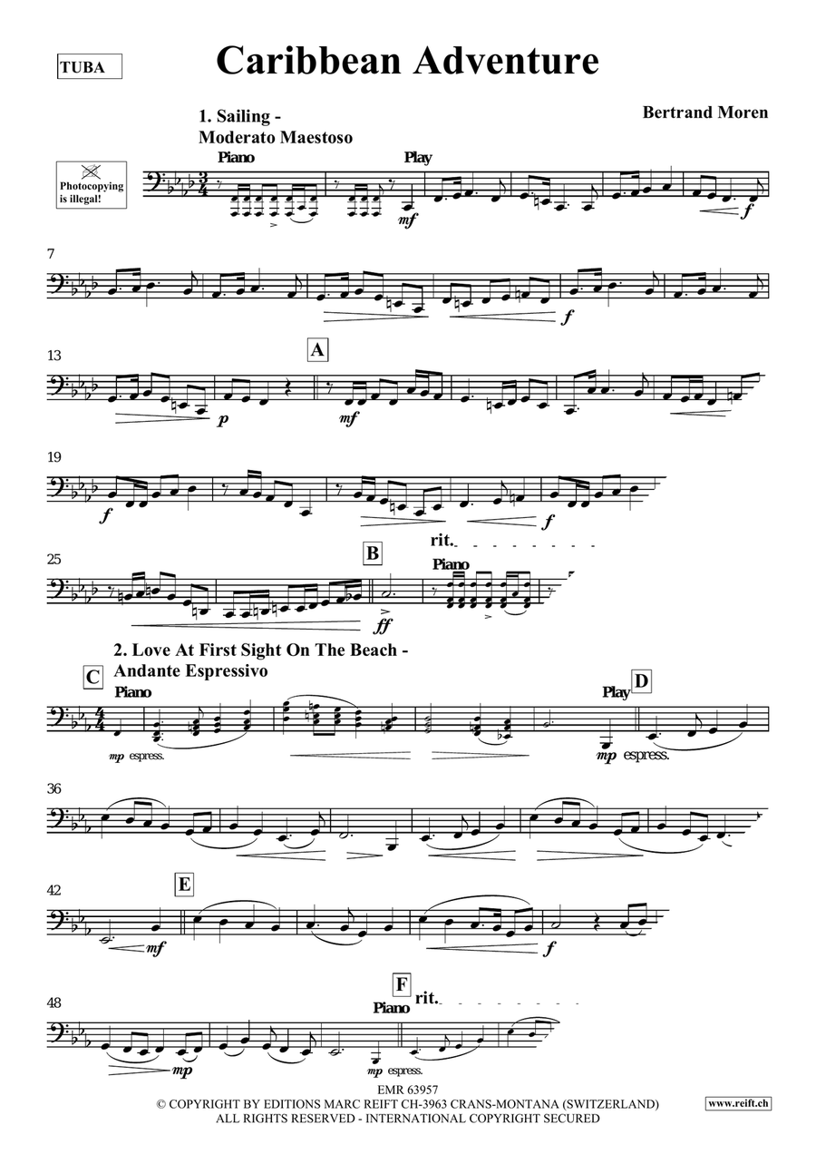 Caribbean Adventure Caribbean Adventure Tuba scores gallery preview page 4