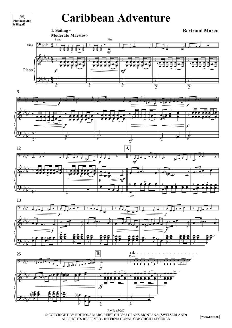 Caribbean Adventure Caribbean Adventure Tuba scores gallery preview page 5