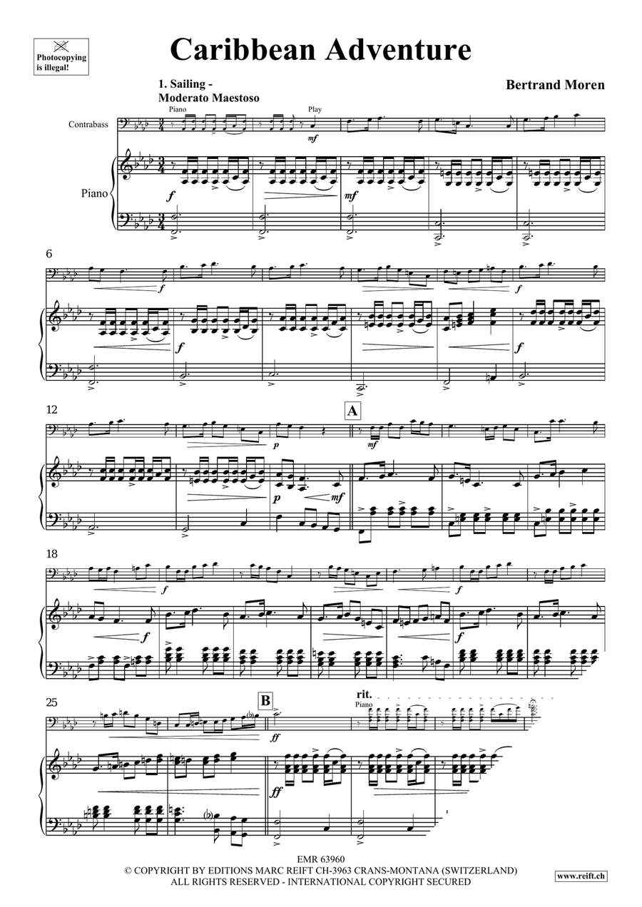 Caribbean Adventure Caribbean Adventure Double Bass scores gallery preview page 5