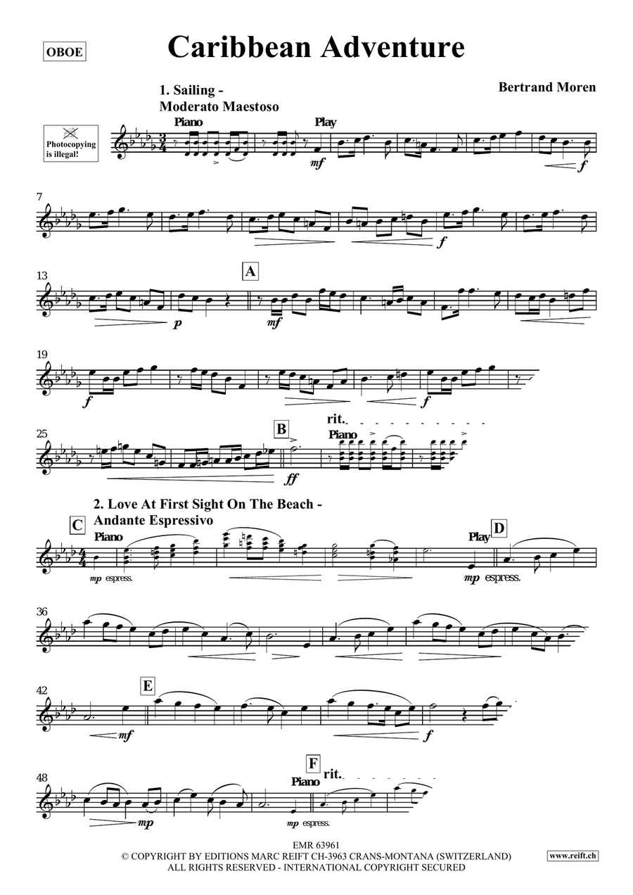 Caribbean Adventure Caribbean Adventure Piano Accompaniment scores gallery preview page 4
