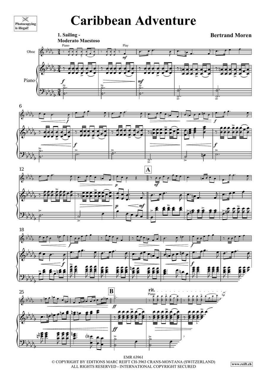 Caribbean Adventure Caribbean Adventure Piano Accompaniment scores gallery preview page 5
