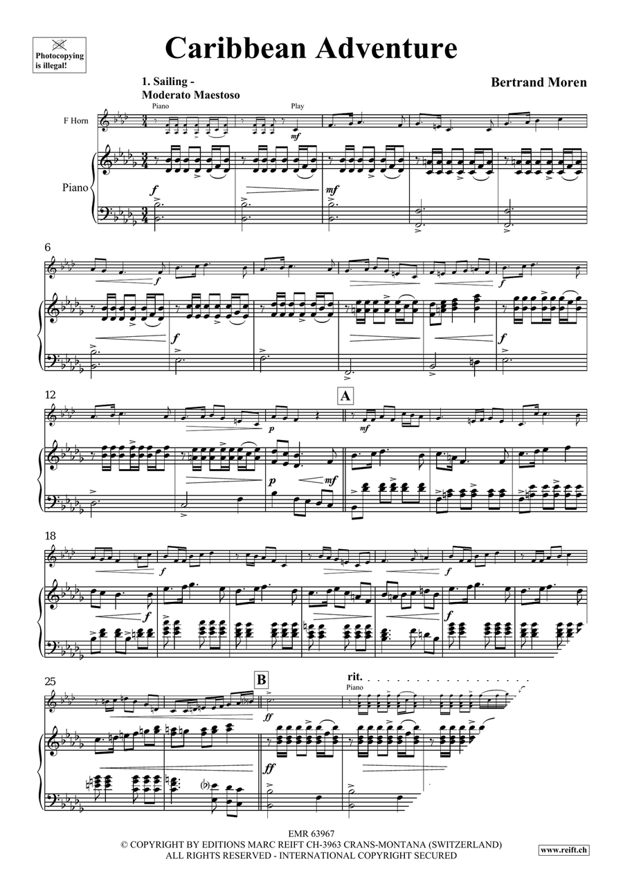 Caribbean Adventure Caribbean Adventure Horn scores gallery preview page 5