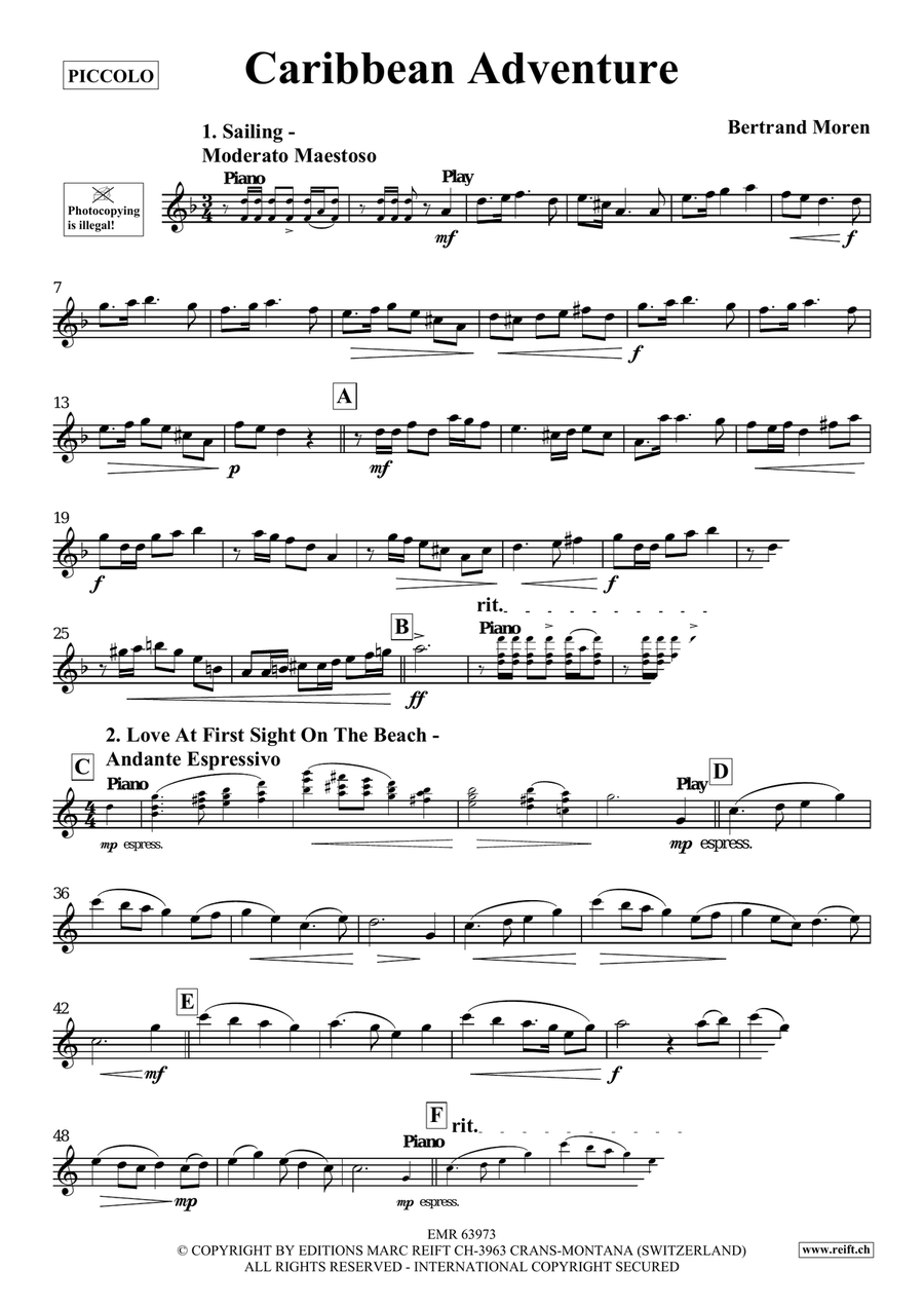 Caribbean Adventure Caribbean Adventure Piccolo scores gallery preview page 4