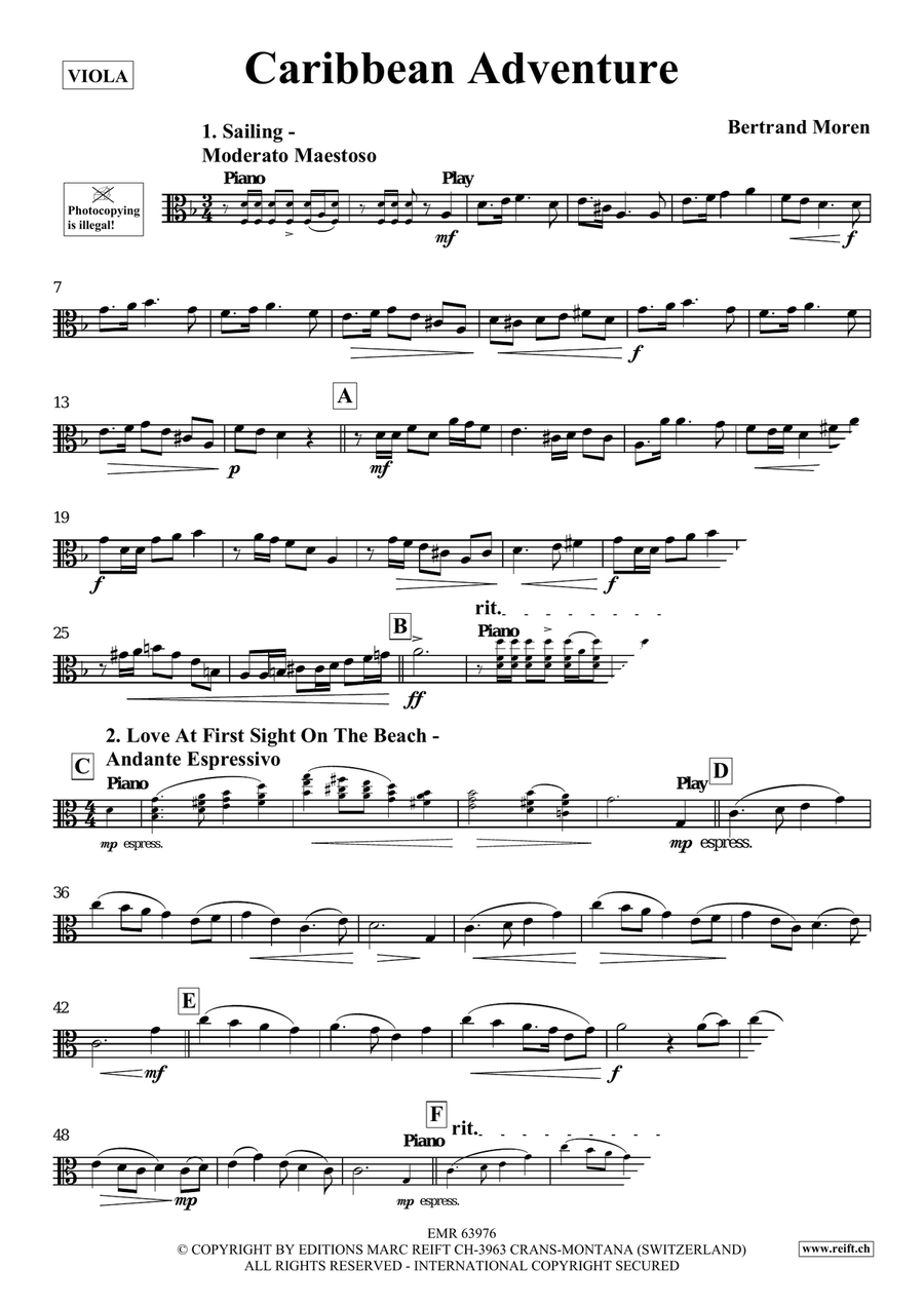 Caribbean Adventure Caribbean Adventure Piano Accompaniment scores gallery preview page 4