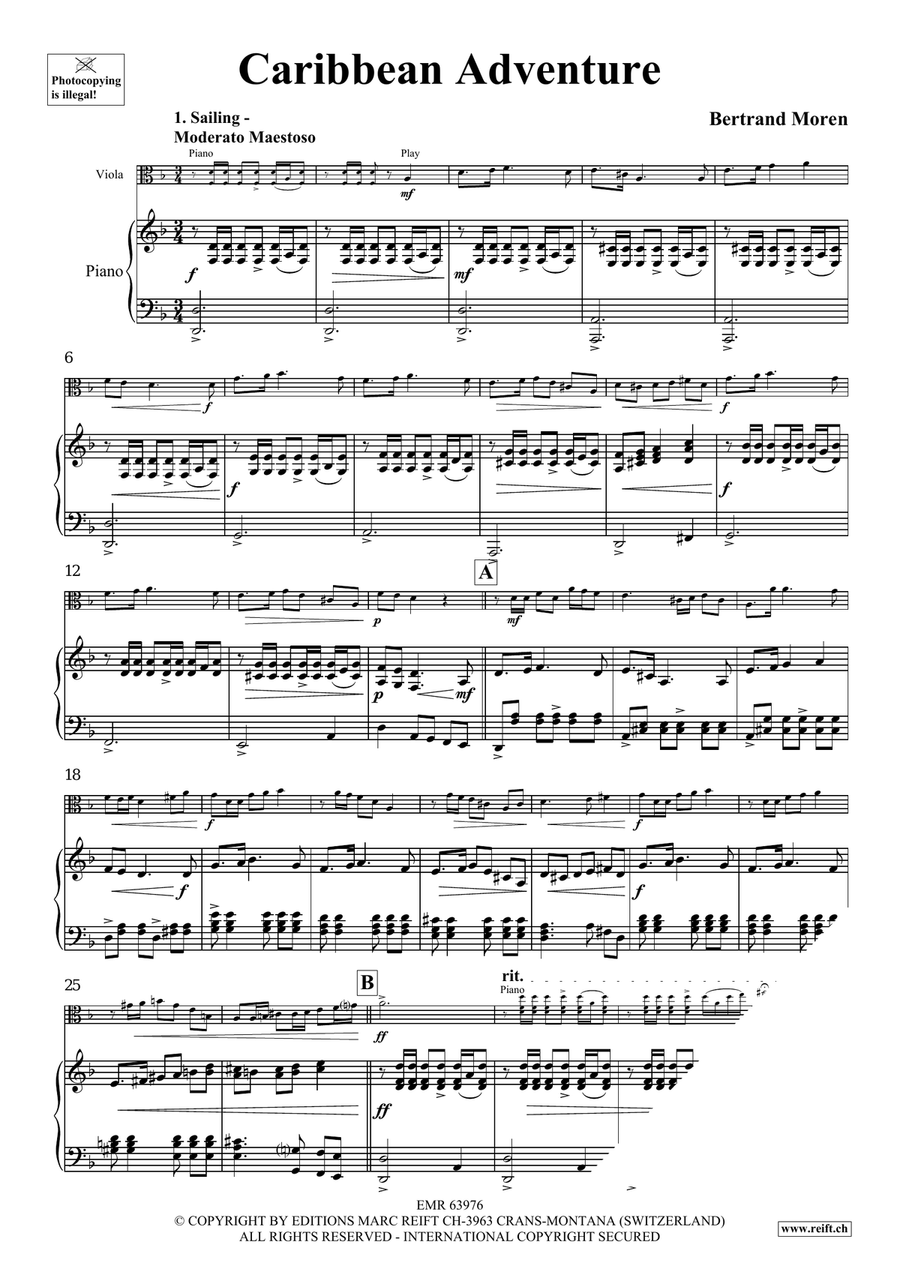 Caribbean Adventure Caribbean Adventure Piano Accompaniment scores gallery preview page 5
