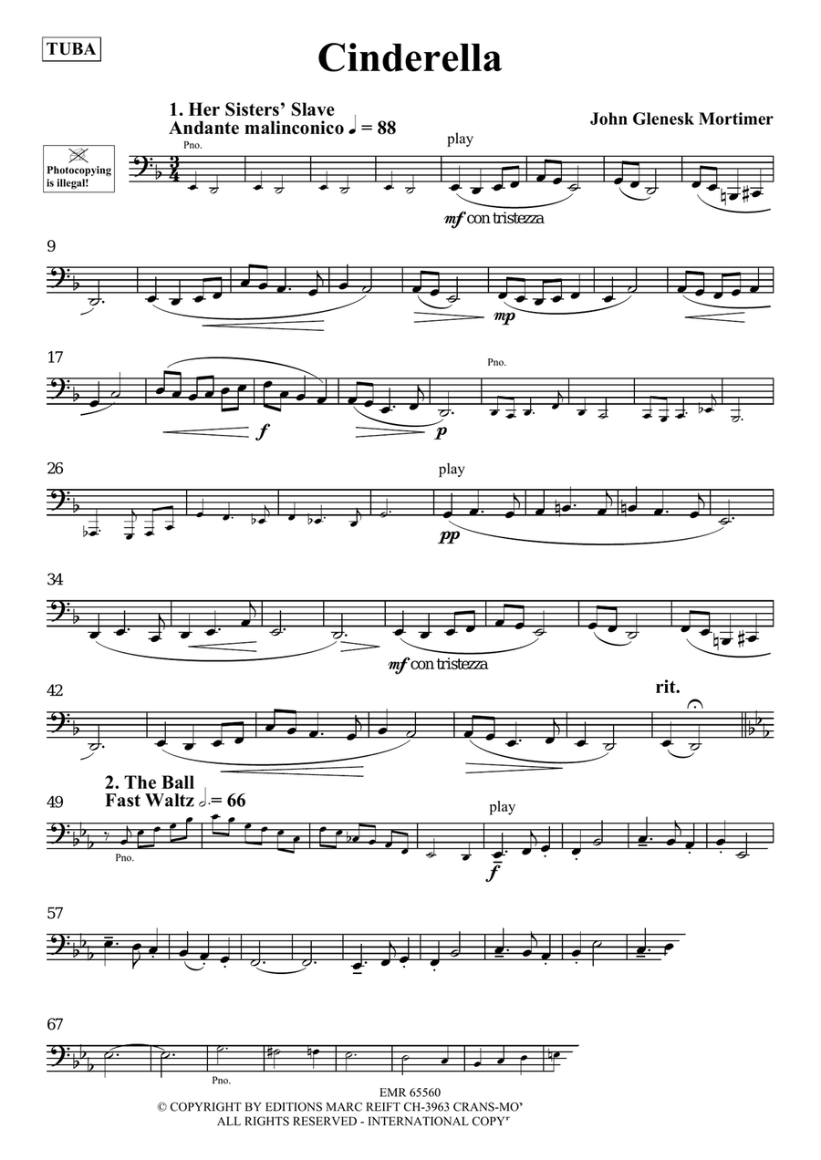 Cinderella Cinderella Tuba scores gallery preview page 3