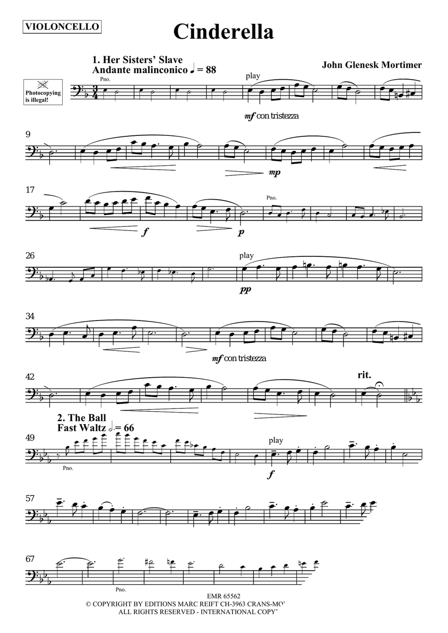 Cinderella Cinderella Piano Accompaniment scores gallery preview page 3