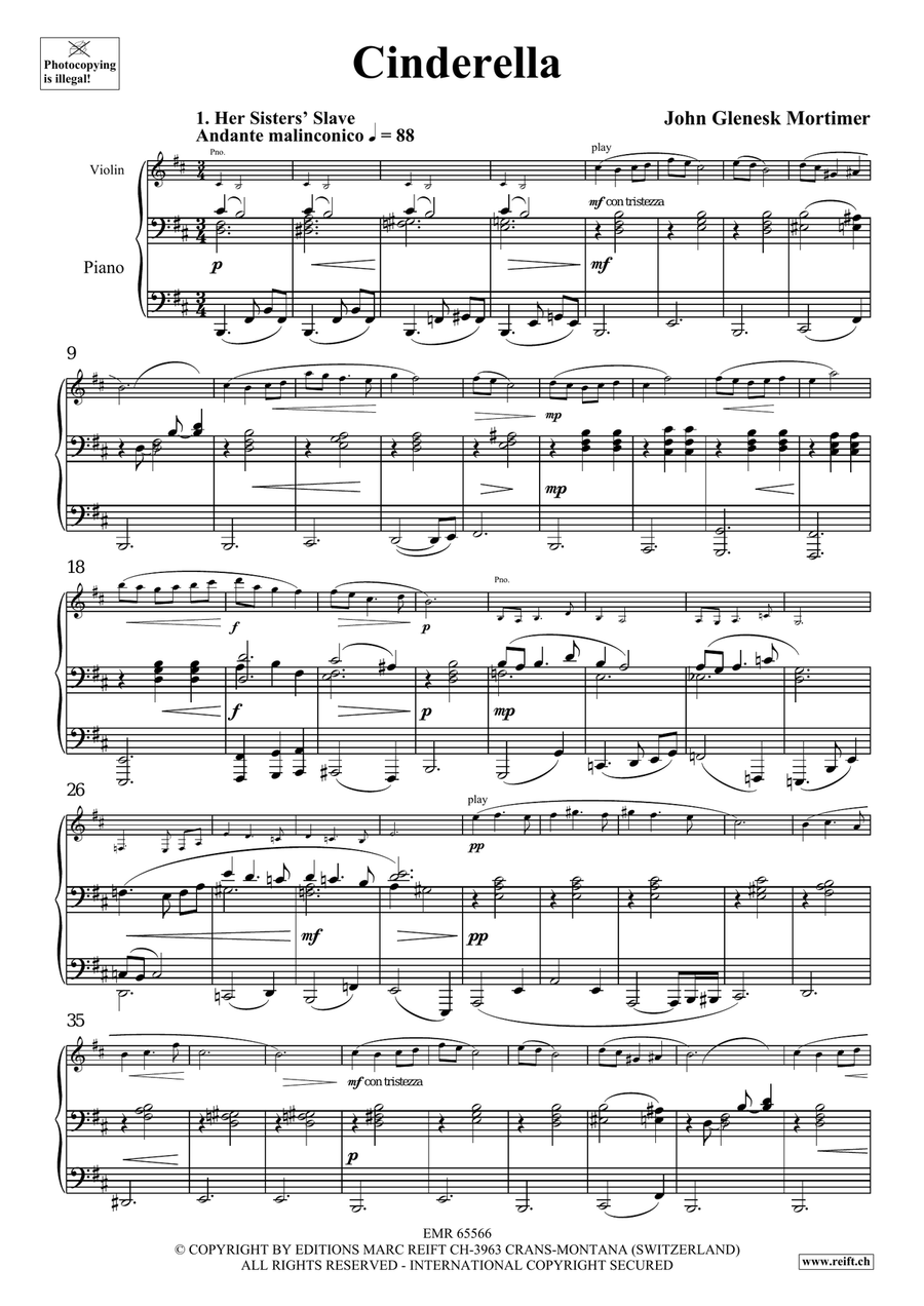 Cinderella Cinderella Violin Solo scores gallery preview page 4