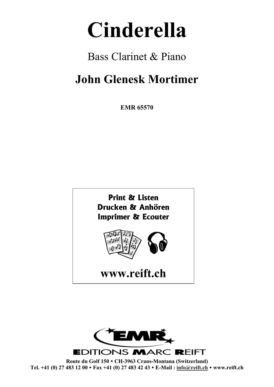 Cinderella Cinderella Bass Clarinet scores gallery preview page 2