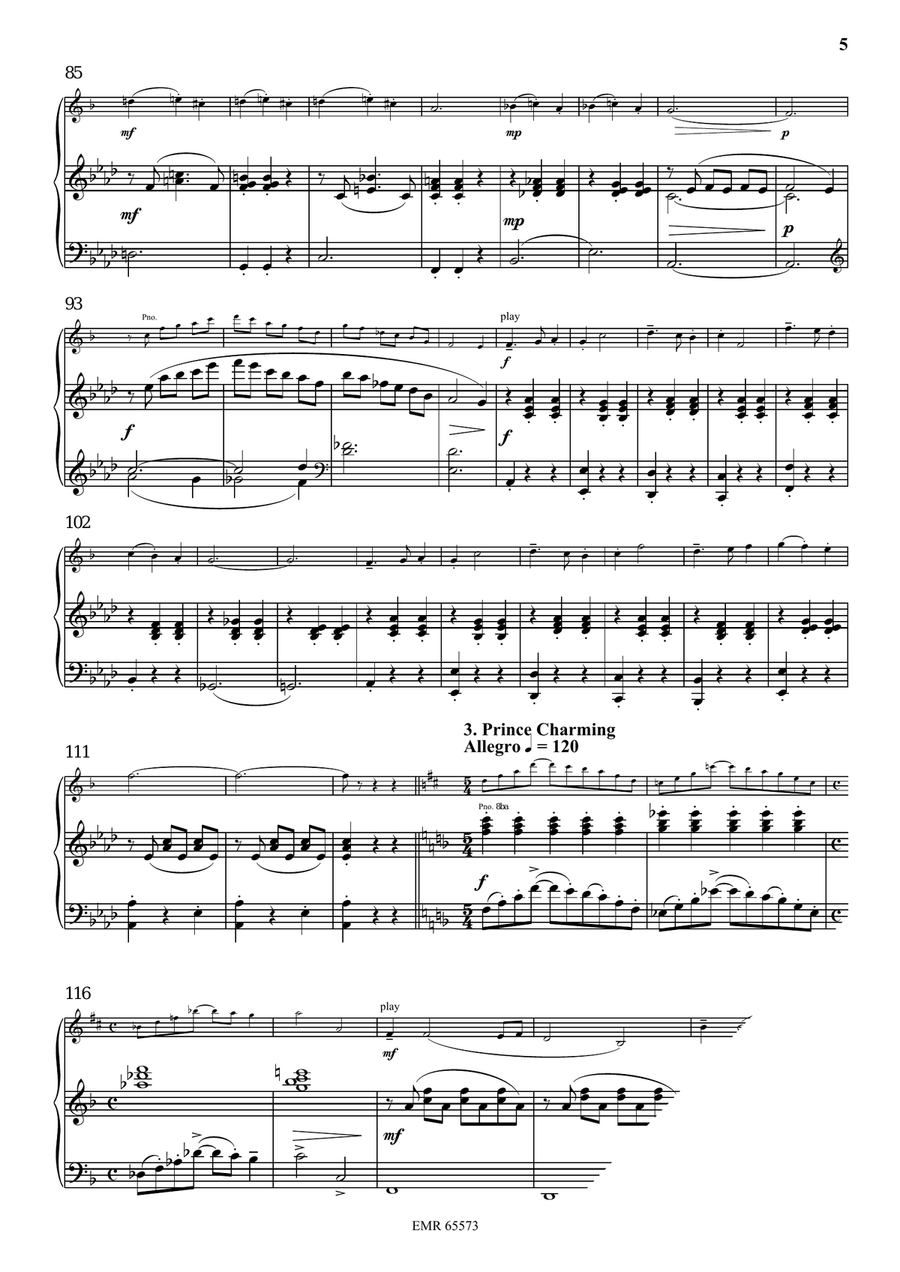 Cinderella Cinderella Baritone Saxophone scores gallery preview page 6