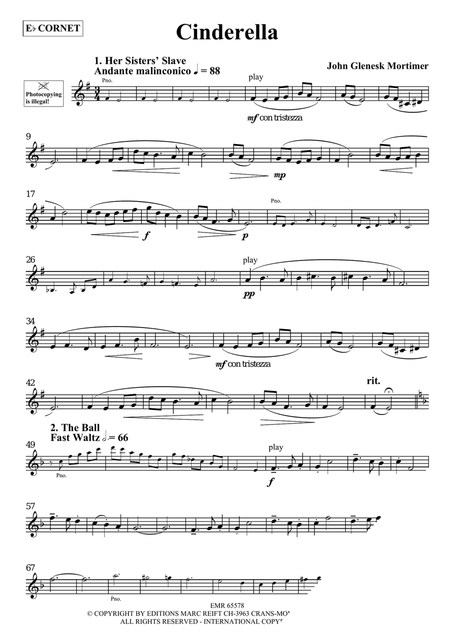 Cinderella Cinderella Cornet scores gallery preview page 3