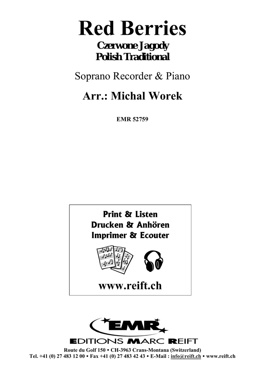Red Berries Red Berries Soprano Recorder scores gallery preview page 2
