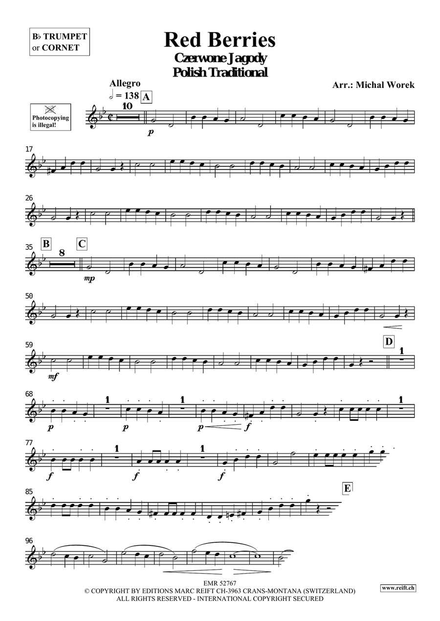 Red Berries Red Berries Cornet scores gallery preview page 3