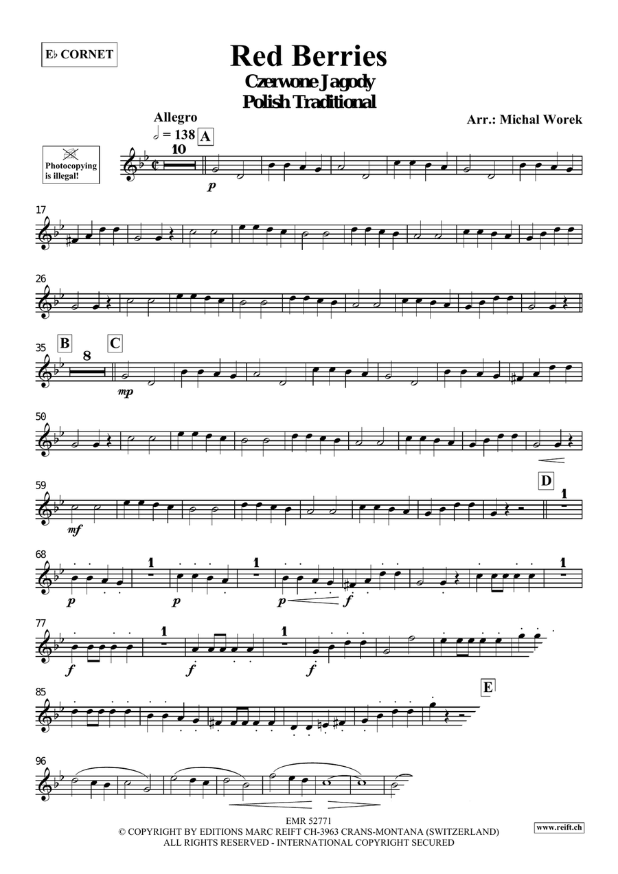 Red Berries Red Berries Cornet scores gallery preview page 3