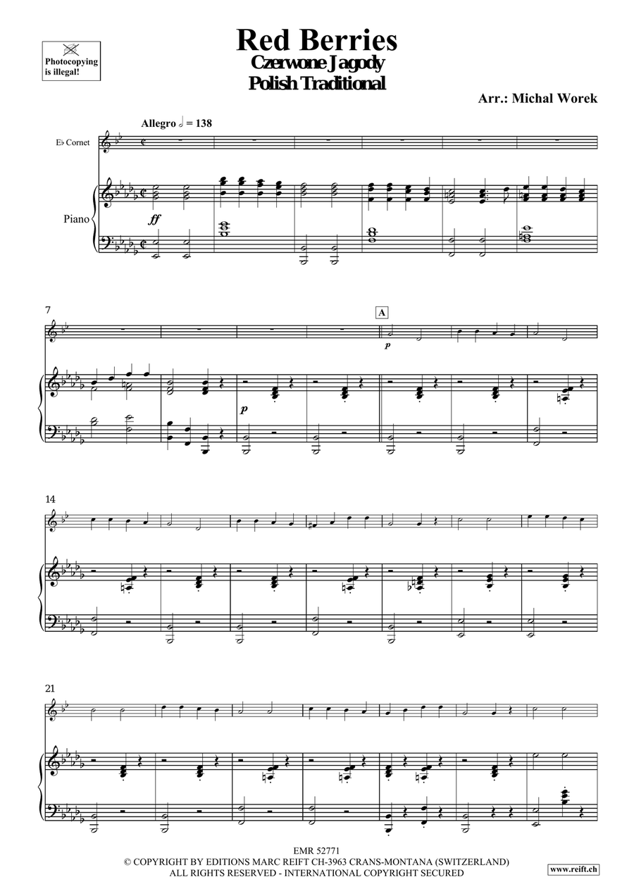 Red Berries Red Berries Cornet scores gallery preview page 4