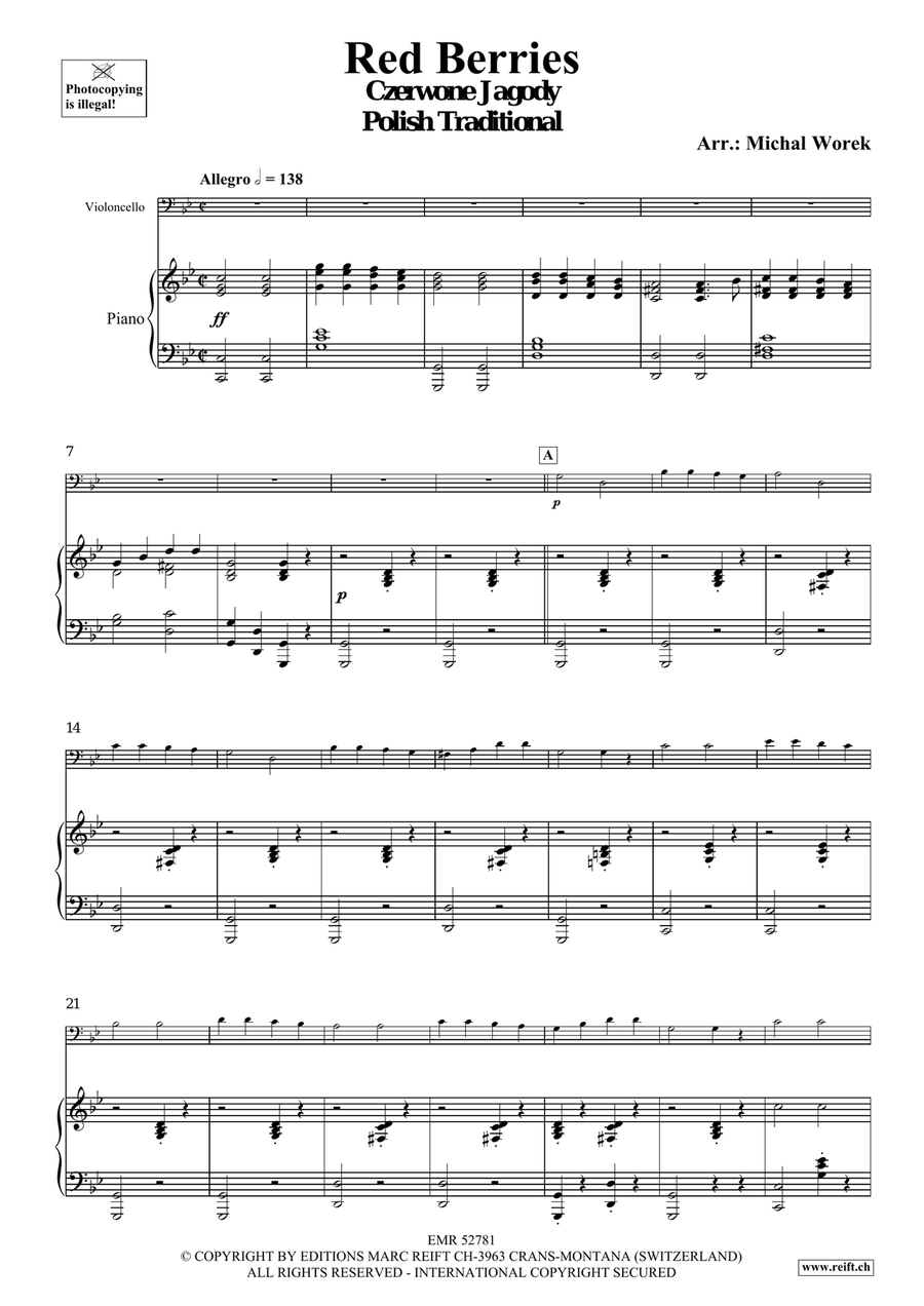 Red Berries Red Berries Piano Accompaniment scores gallery preview page 4