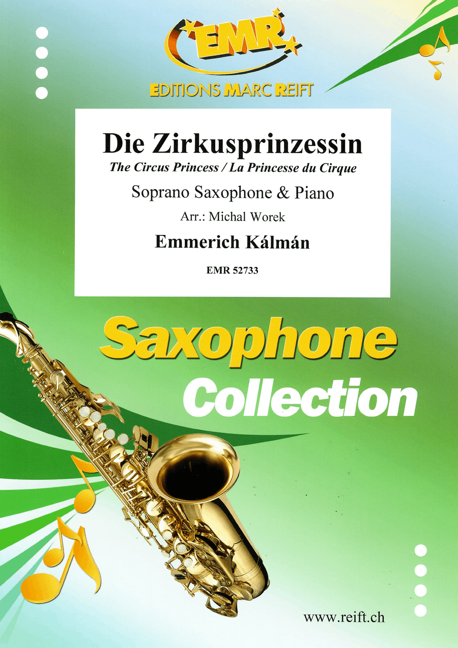 Die Zirkusprinzessin Die Zirkusprinzessin Soprano Saxophone scores gallery preview page 1