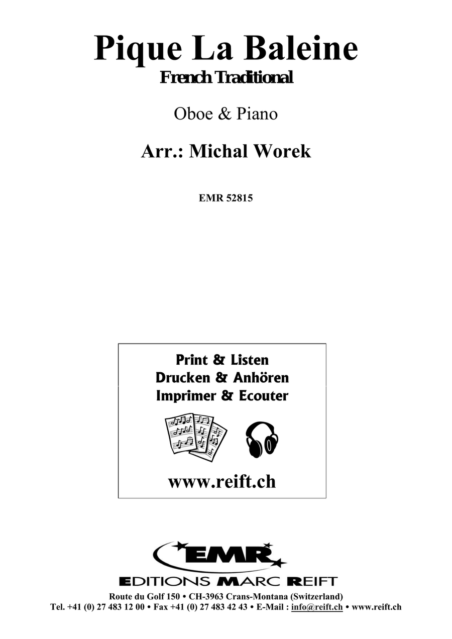 Pique La Baleine Pique La Baleine Piano Accompaniment scores gallery preview page 2