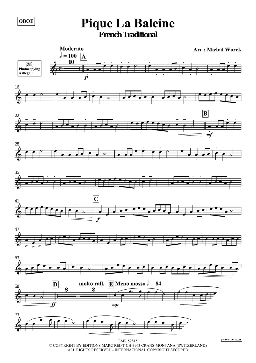 Pique La Baleine Pique La Baleine Piano Accompaniment scores gallery preview page 3