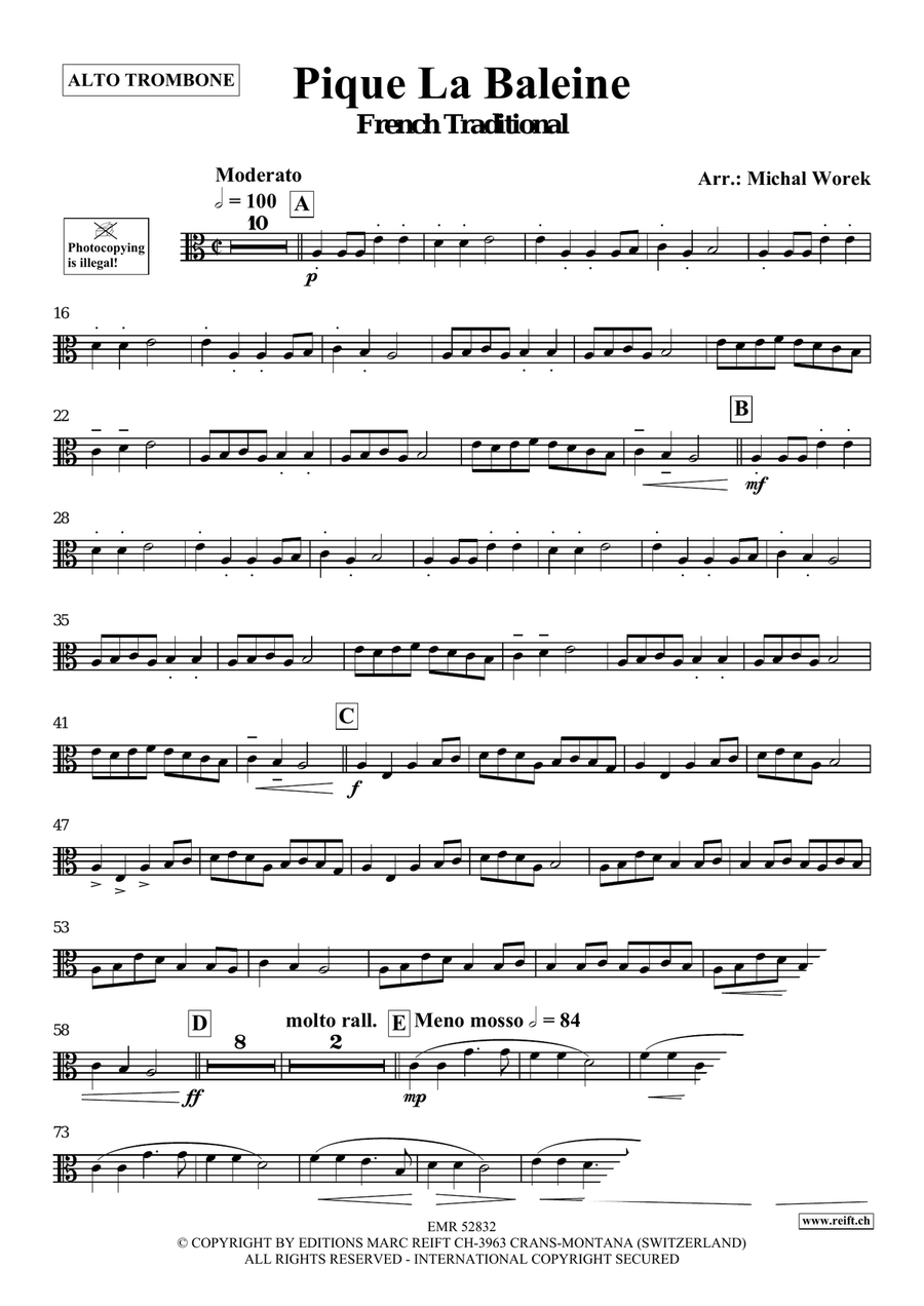 Pique La Baleine Pique La Baleine Piano Accompaniment scores gallery preview page 3