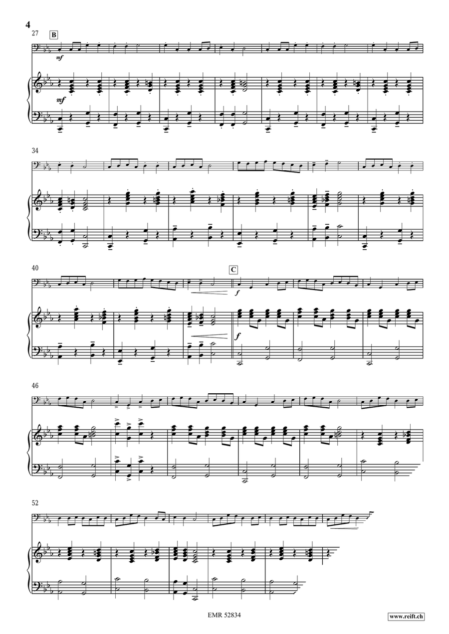 Pique La Baleine Pique La Baleine Bass Trombone scores gallery preview page 5