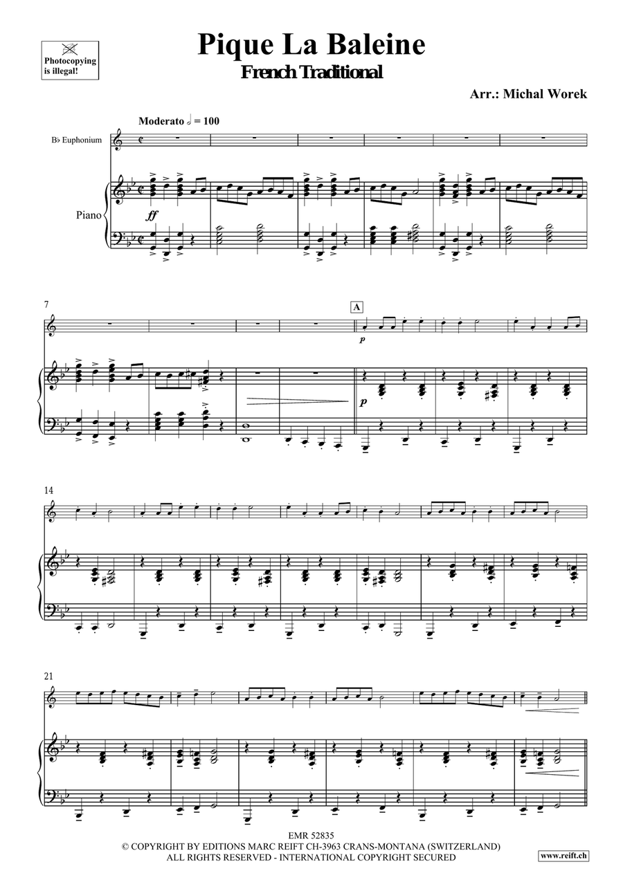 Pique La Baleine Pique La Baleine Euphonium scores gallery preview page 4