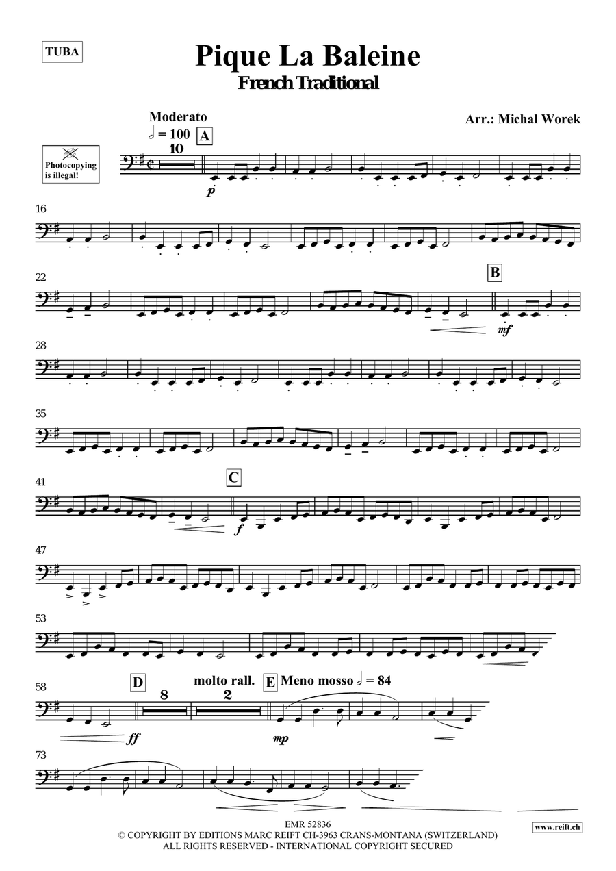 Pique La Baleine Pique La Baleine Tuba scores gallery preview page 3
