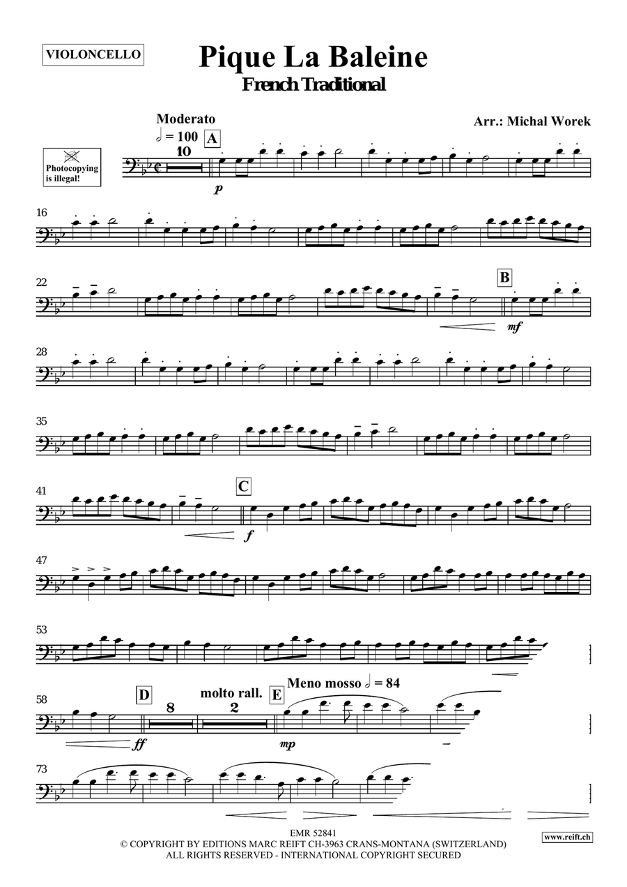 Pique La Baleine Pique La Baleine Piano Accompaniment scores gallery preview page 3