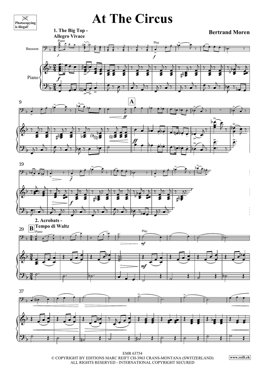 At The Circus At The Circus Bassoon Solo scores gallery preview page 5