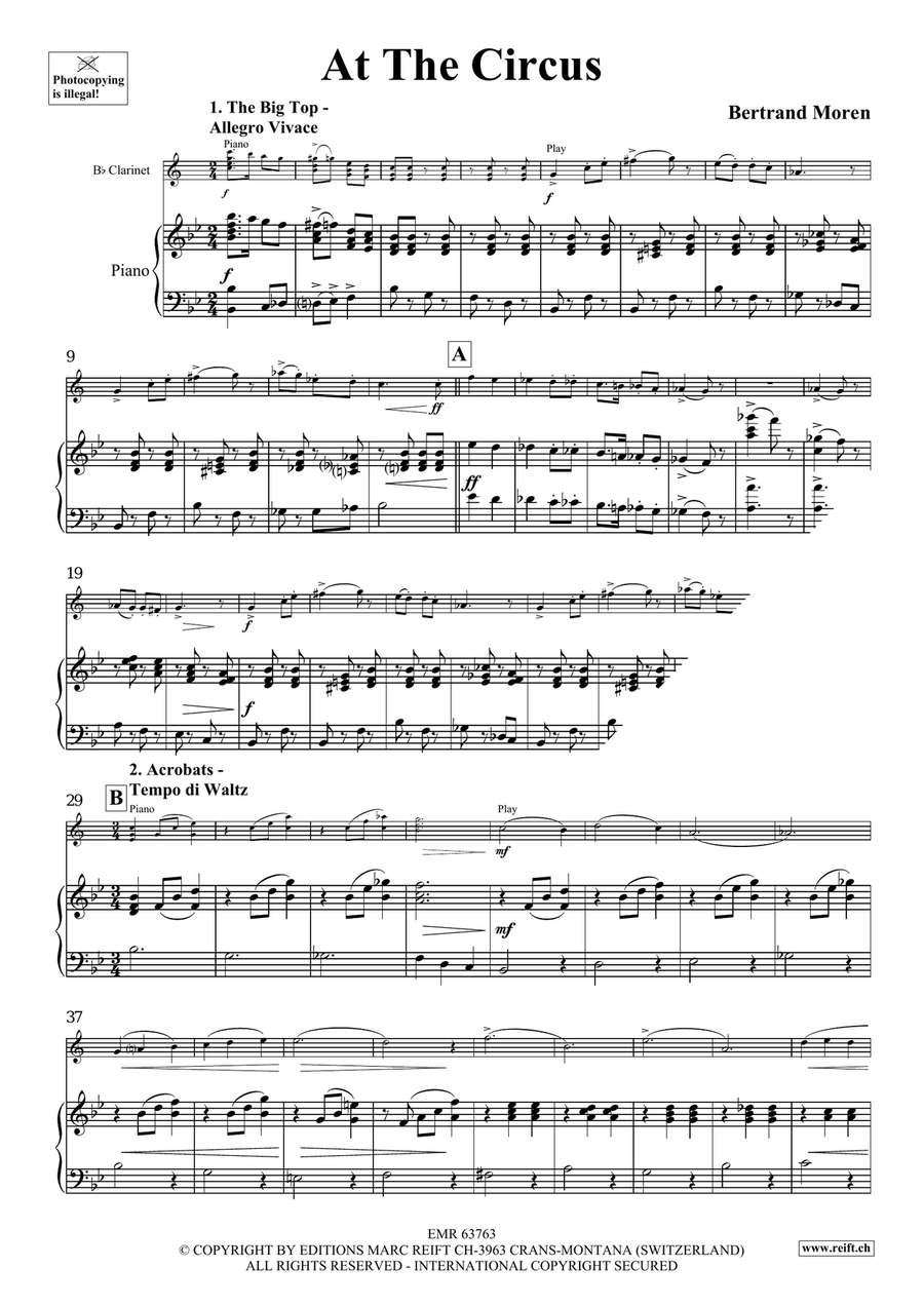 At The Circus At The Circus Clarinet Solo scores gallery preview page 5