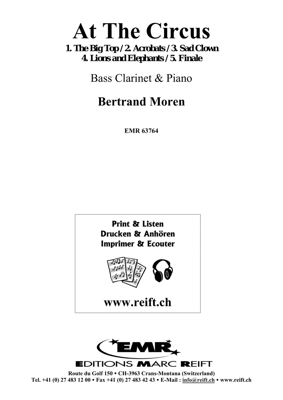 At The Circus At The Circus Bass Clarinet scores gallery preview page 2